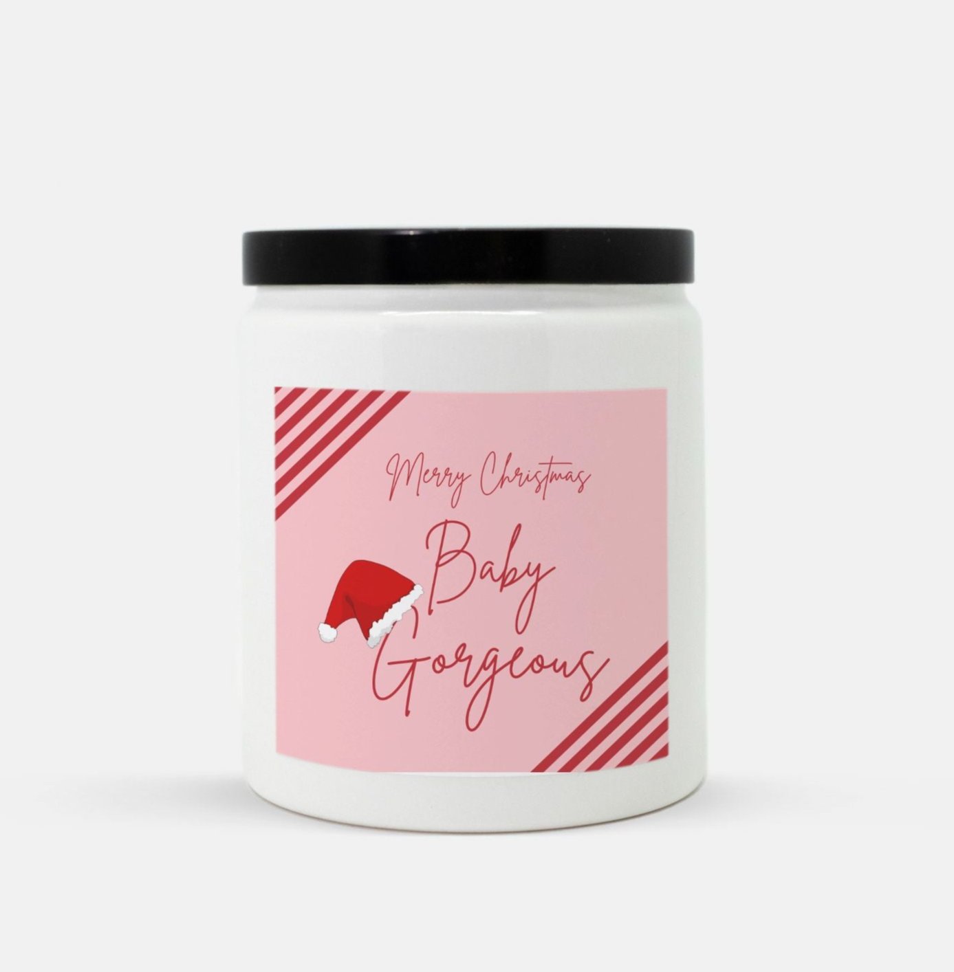 Merry Christmas Baby Gorgeous Candle (White)