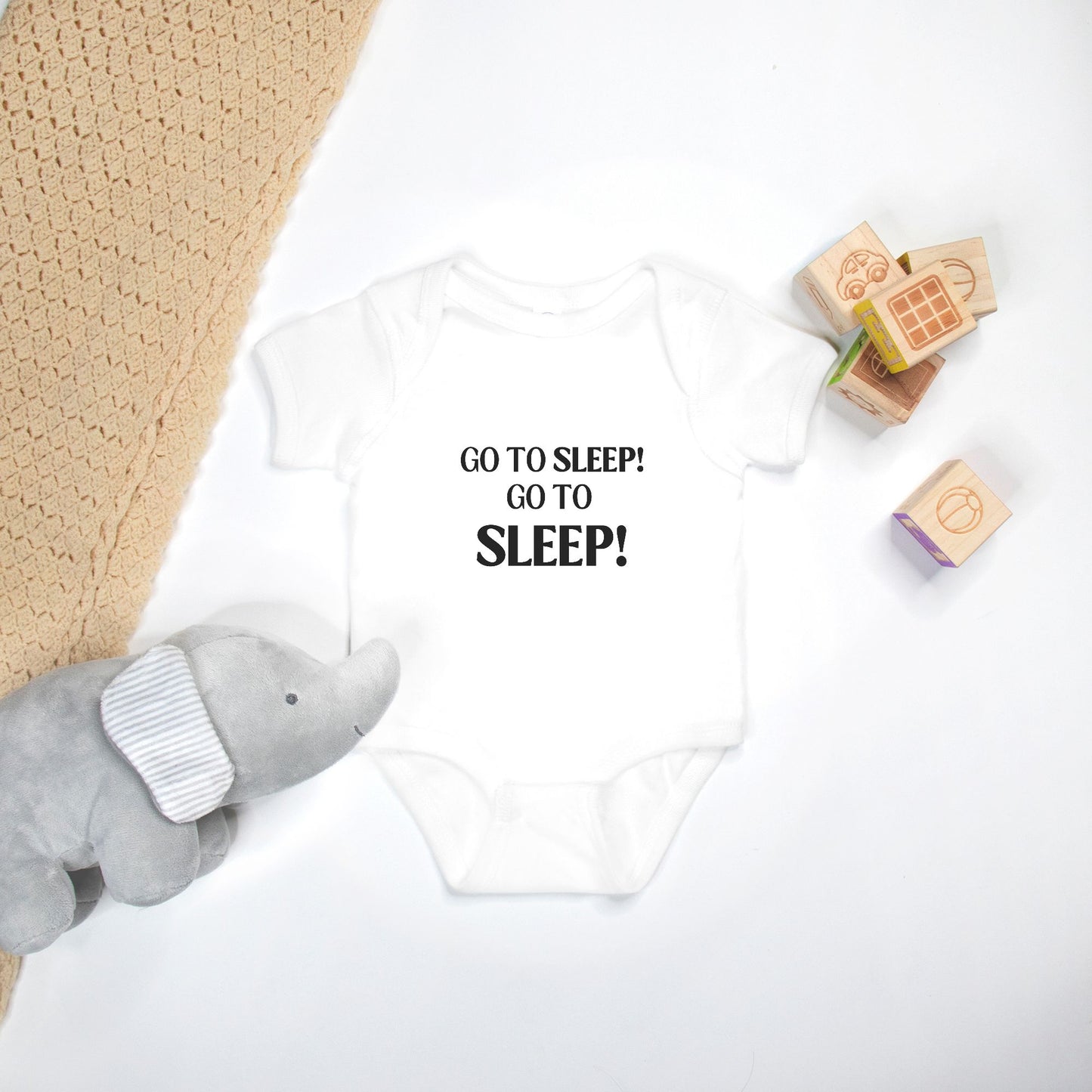Go To Sleep Baby Onesie