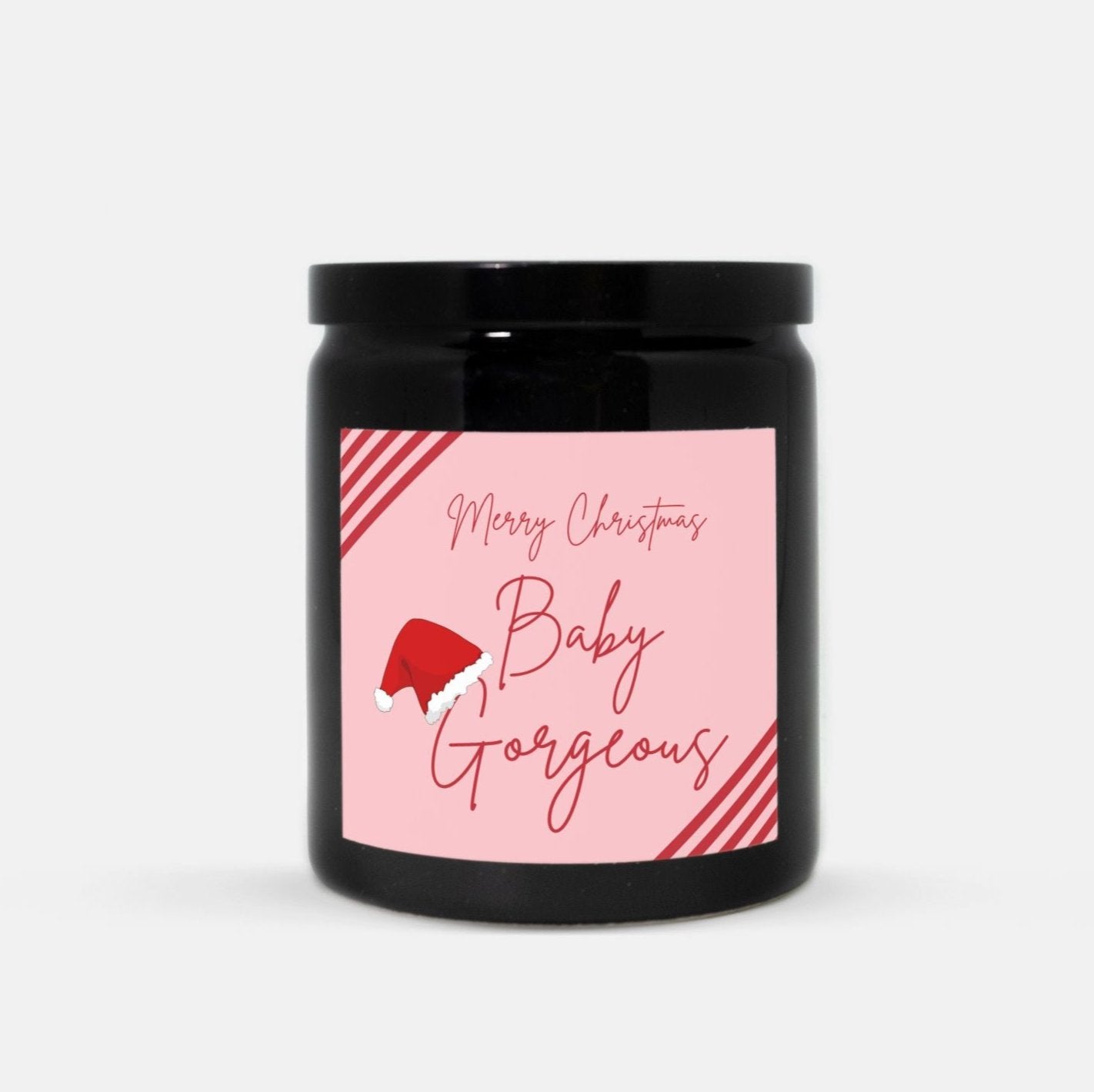 Merry Christmas Baby Gorgeous Candle (Black)