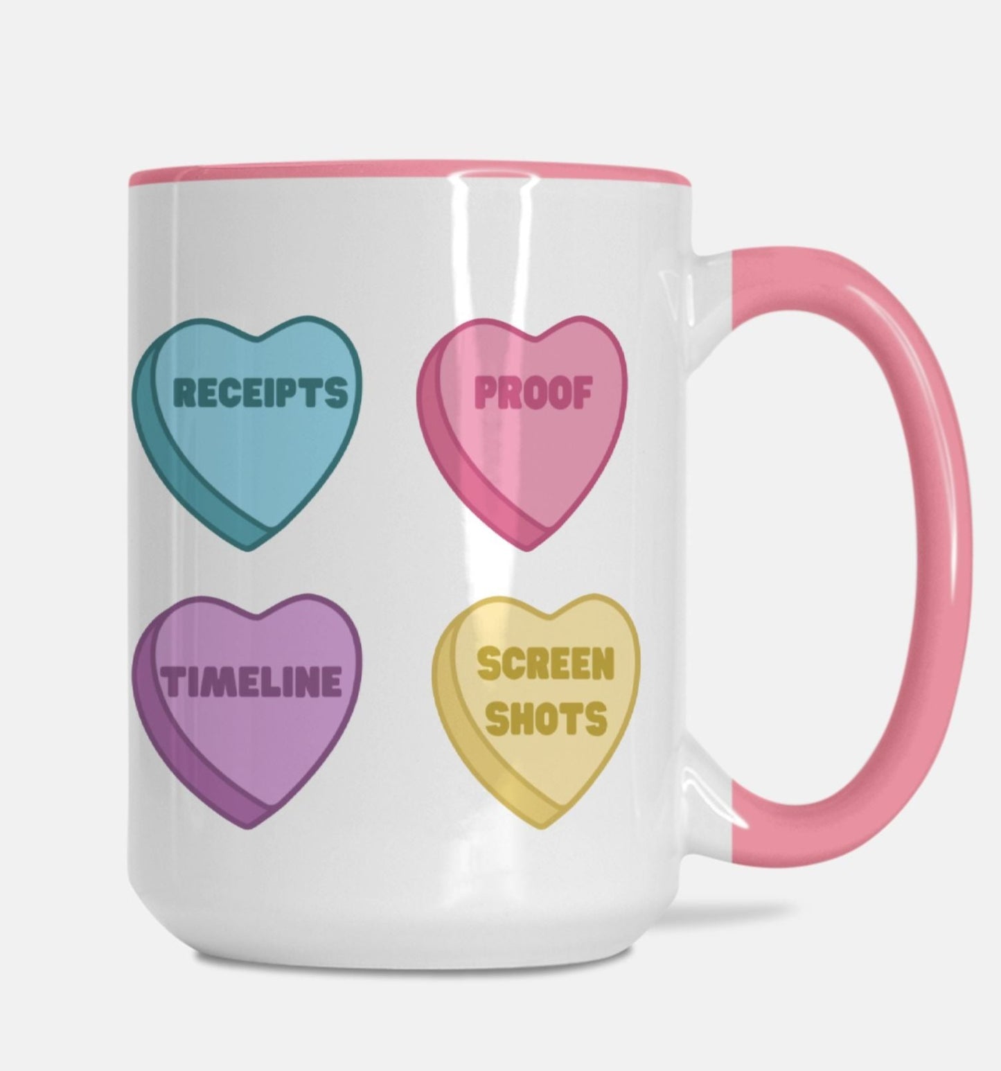 Receipts Proof Timeline Screenshots Mug