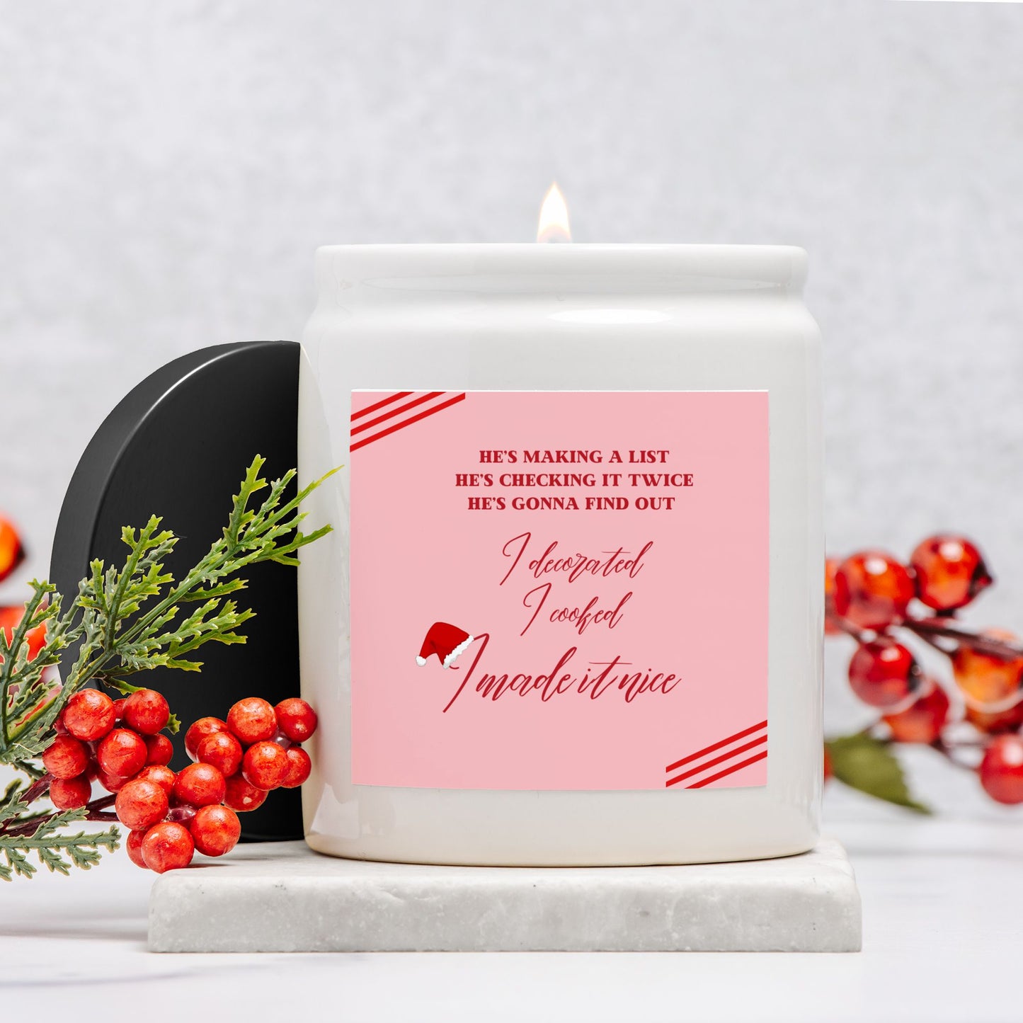I Made It Nice Candle (White)