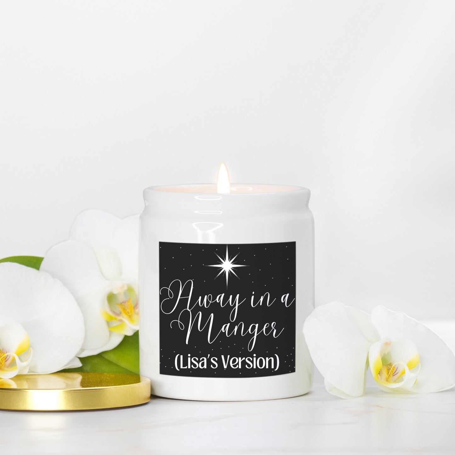 Away In A Manger Lisa's Version Candle