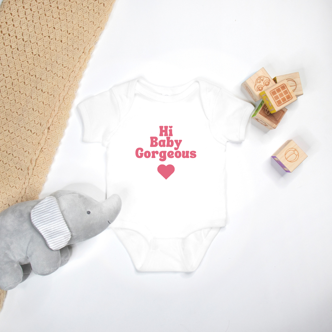 Hi Baby Gorgeous Baby Onesie