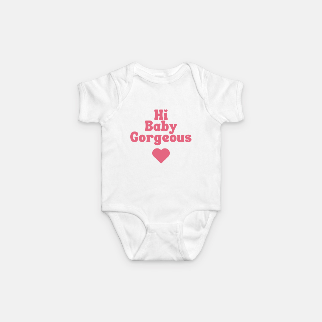 Hi Baby Gorgeous Baby Onesie
