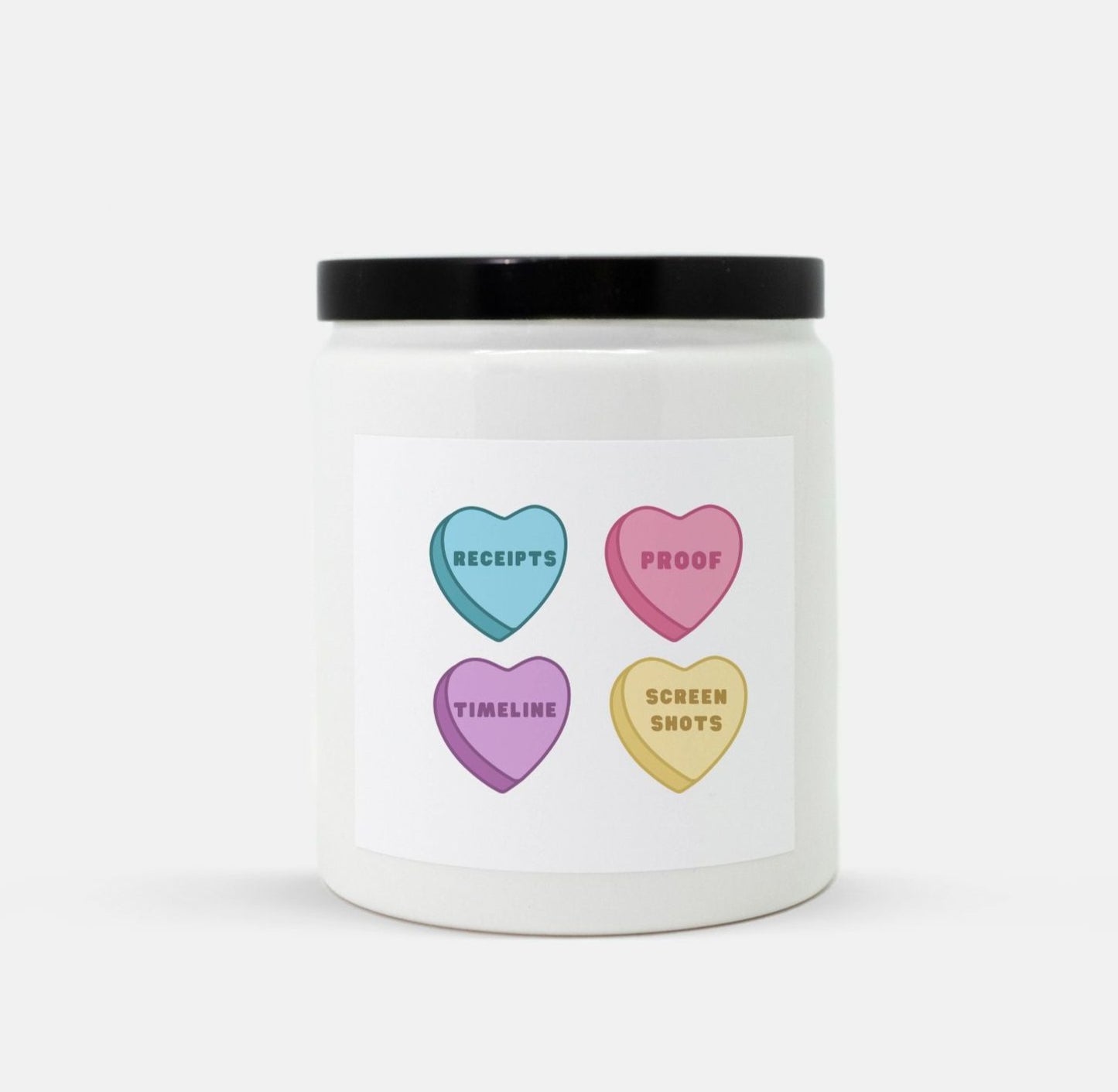 Receipts Proof Timeline Screenshots Hearts Candle