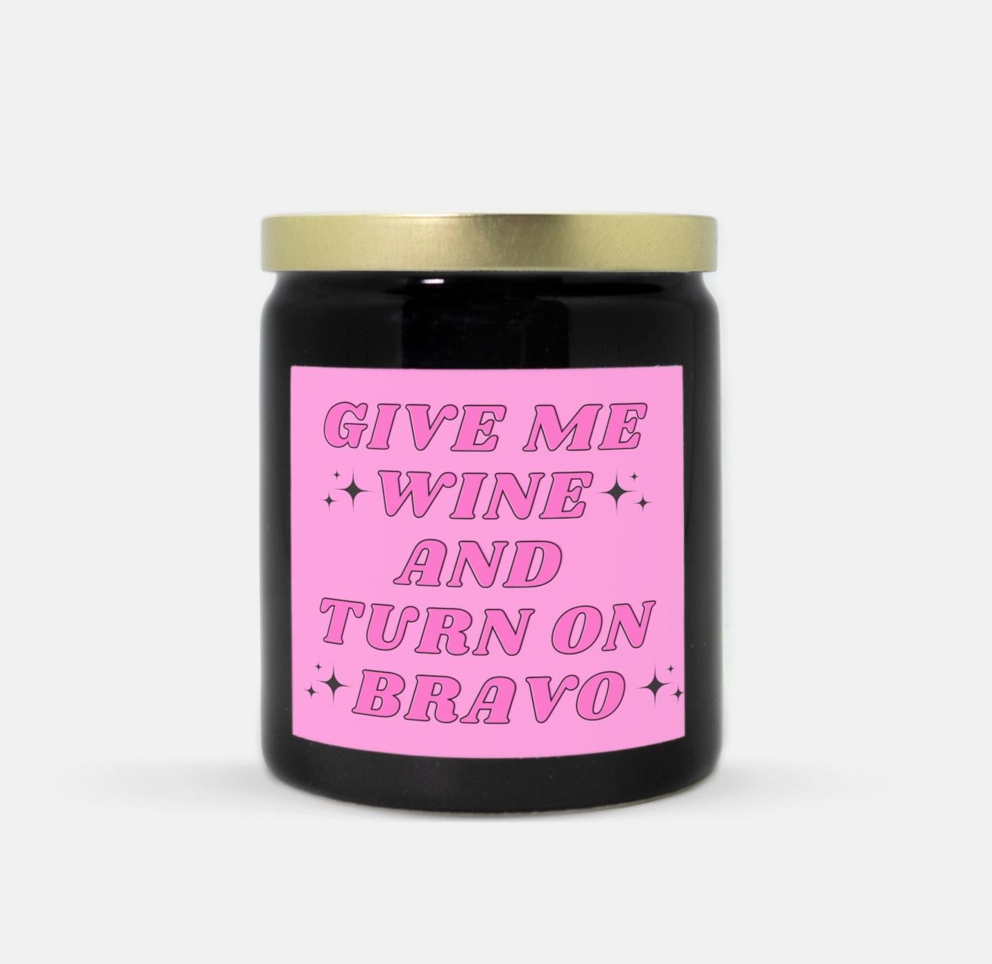 Wine and Bravo Candle