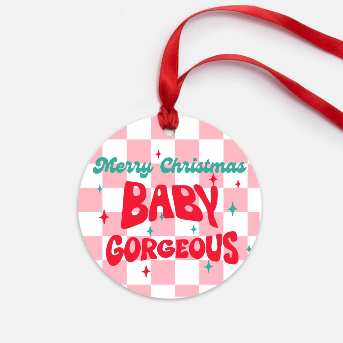 Merry Christmas Baby Gorgeous Ornament