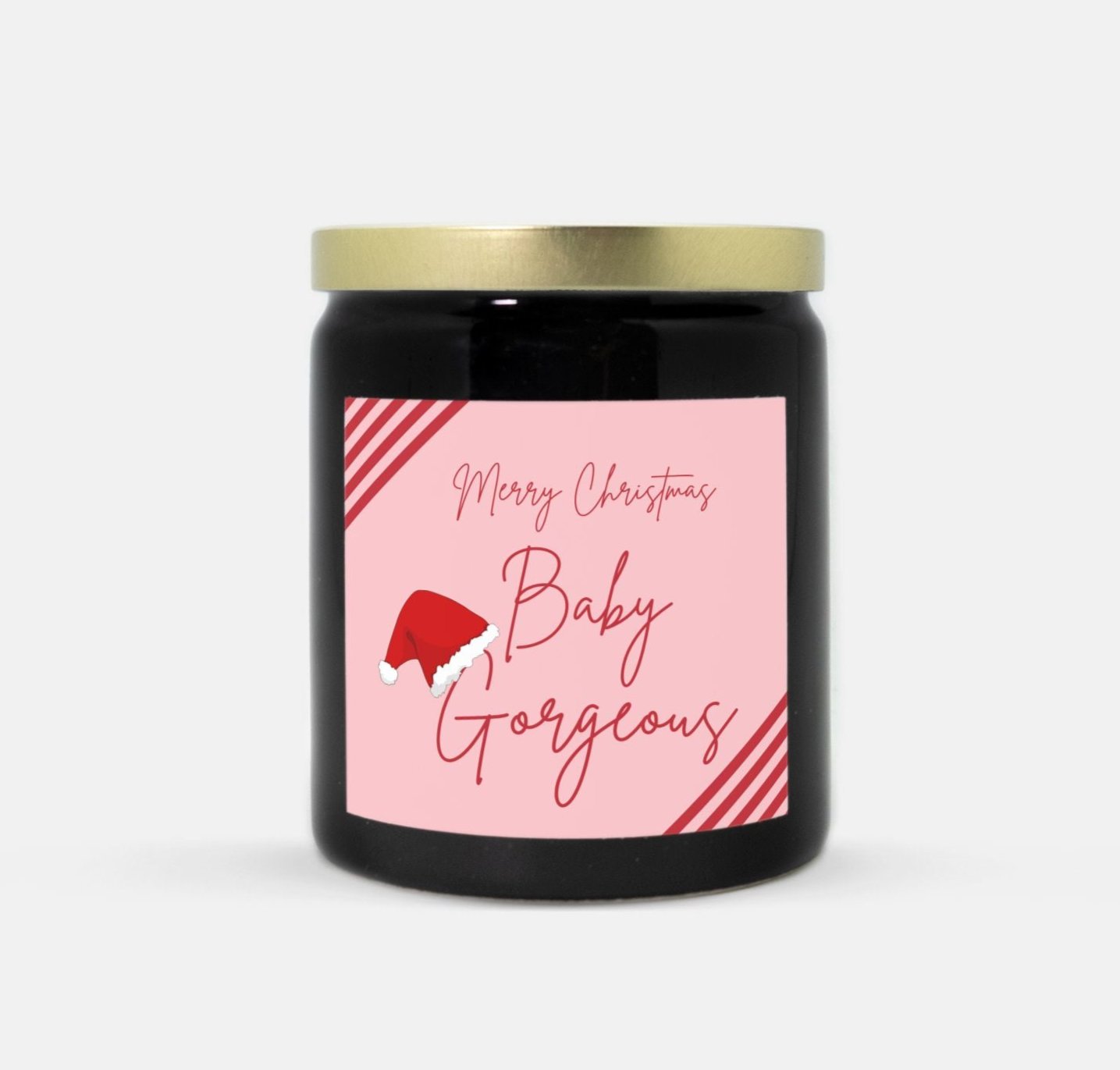 Merry Christmas Baby Gorgeous Candle (Black)
