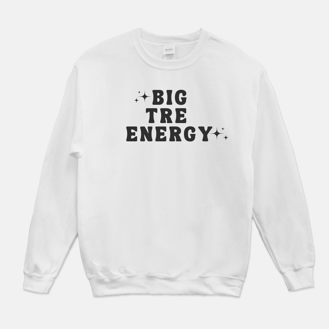 Big Tre Energy Sweatshirt (White or Gray)
