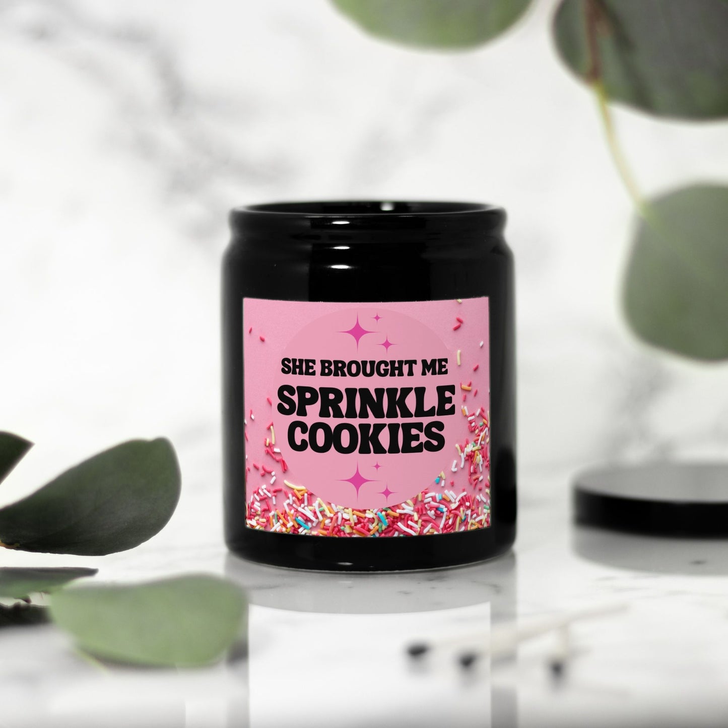 Sprinkle Cookies Candle (Black)