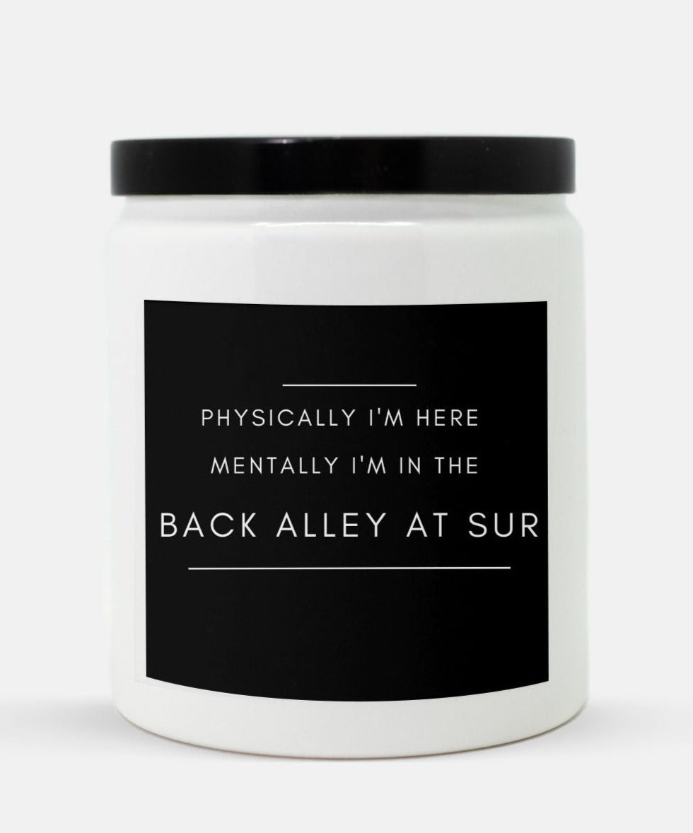 Back Alley at Sur Candle (White)