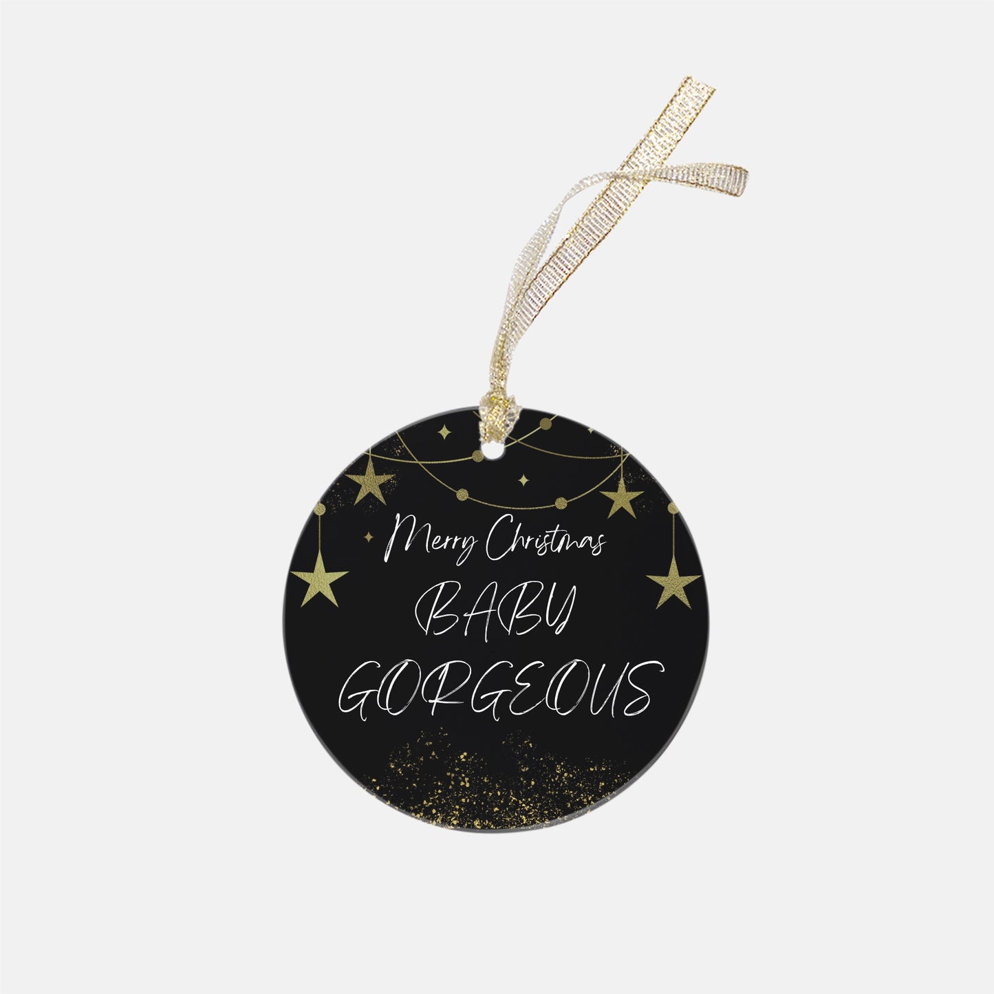 Baby Gorgeous Acrylic Ornament