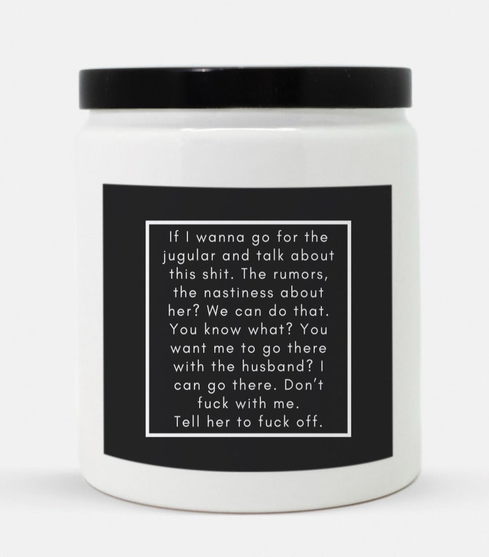 Meredith Rant Candle (White)