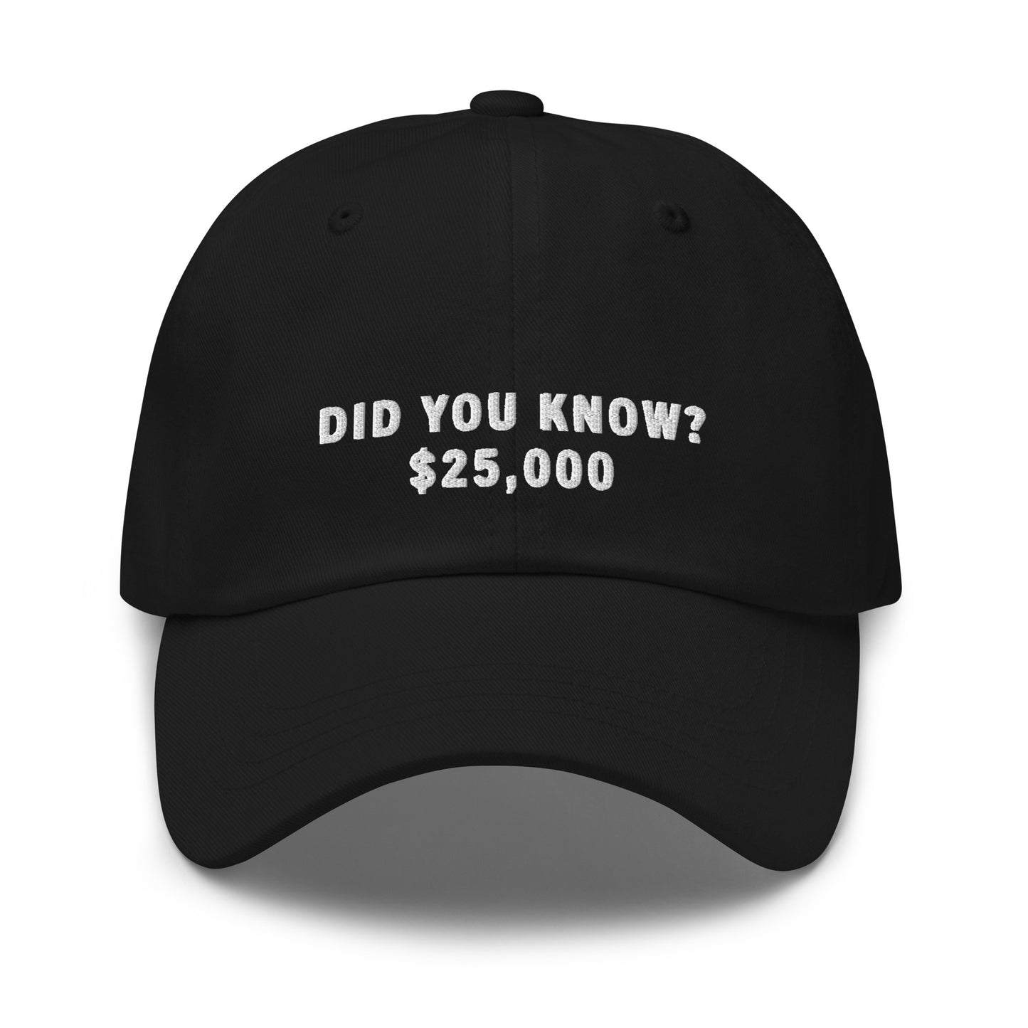 Did You Know $25,000 Dad Hat