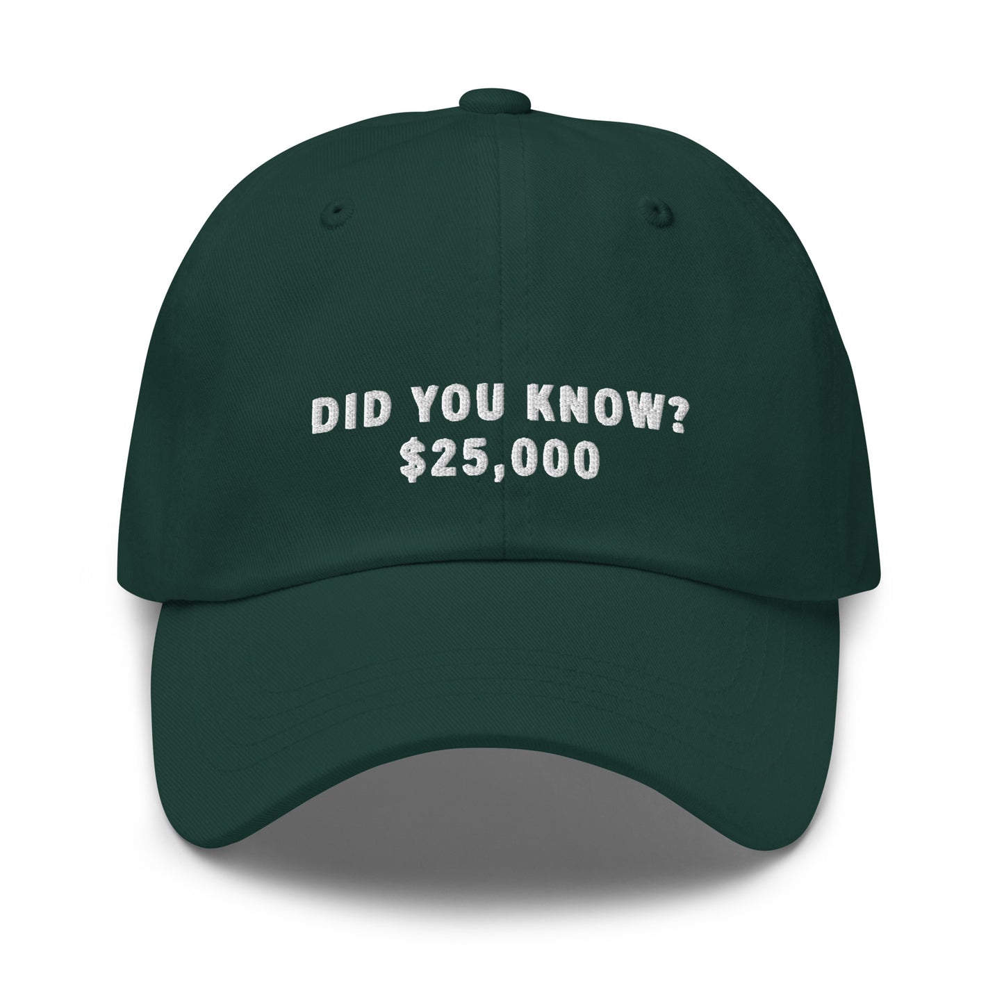 Did You Know $25,000 Dad Hat