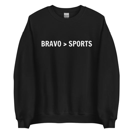 Bravo > Sports Unisex Sweatshirt (White Font)