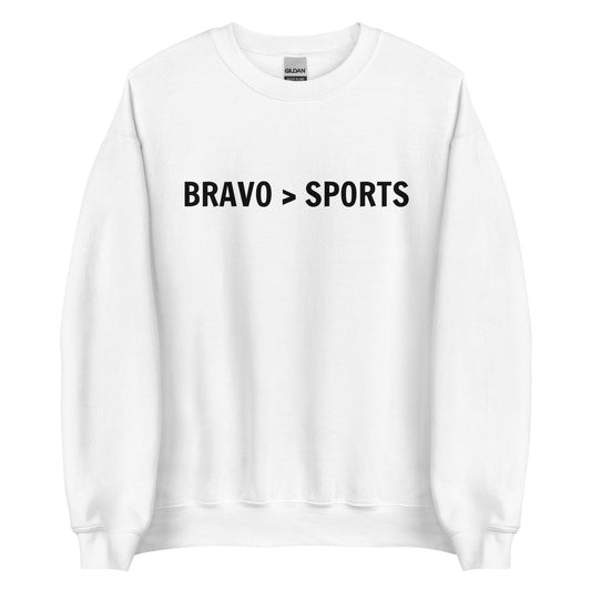 Bravo > Sports Unisex Sweatshirt (Black Font)