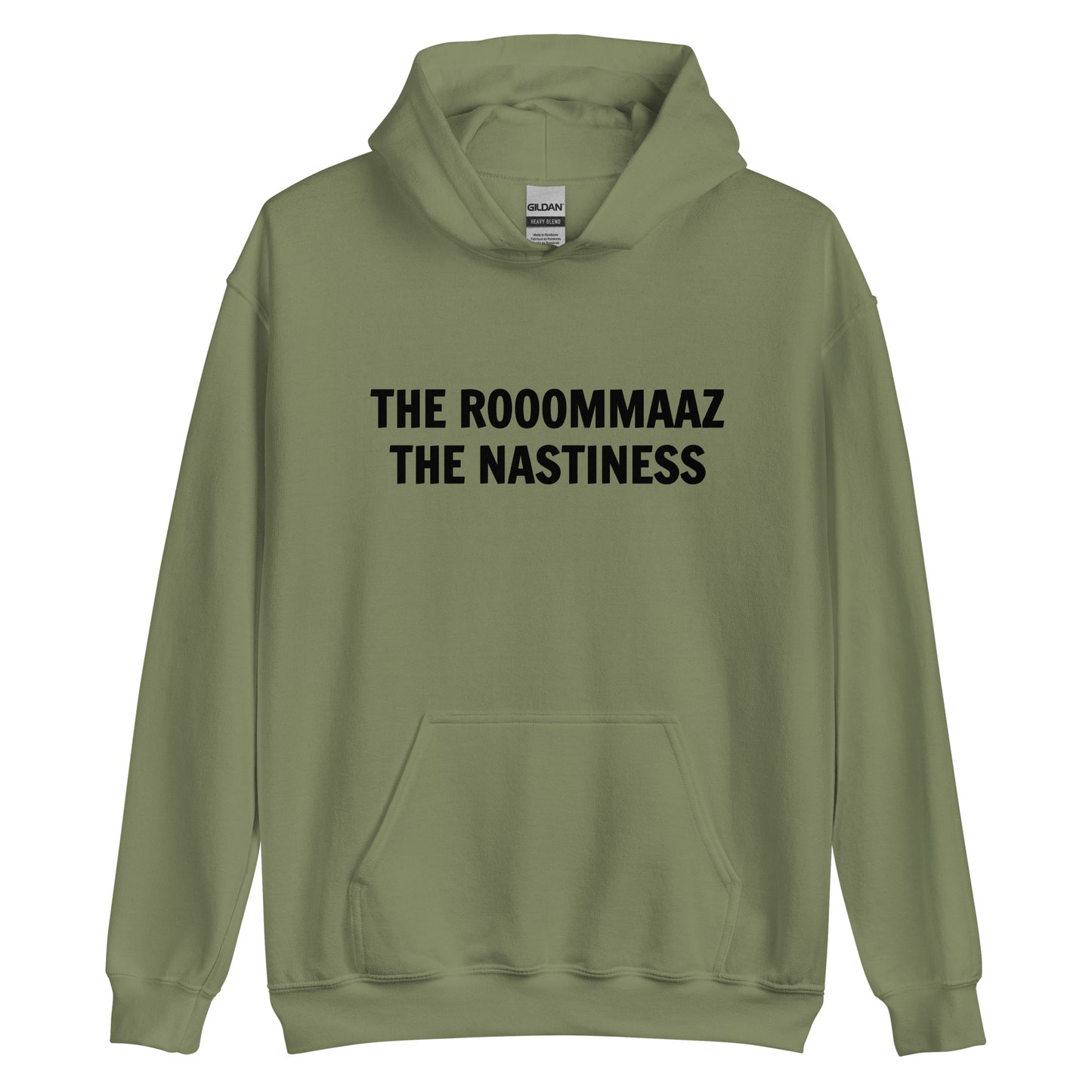 The Rooommaaz The Nastiness Unisex Hoodie Sweatshirt (Black Font)