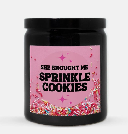 Sprinkle Cookies Candle (Black)