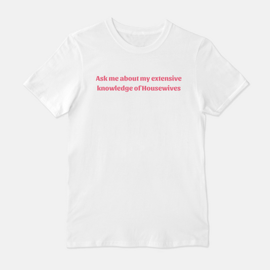 Bravo Knowledge Unisex Shirt (Pink & White)