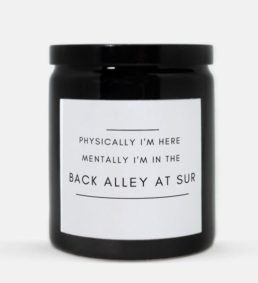 Back Alley At Sur Candle (Black)